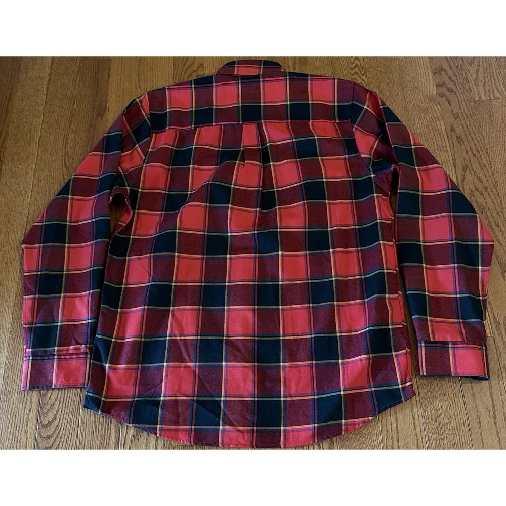 Dixxon Flannel x Steve Caballero Dragon Red Plaid Shirt Men's Large LS Snap - Picture 3 of 8